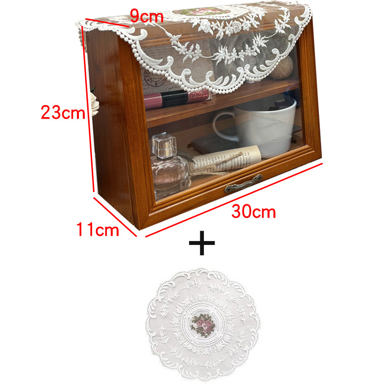 Small flap-Solid Wood   lace cloth