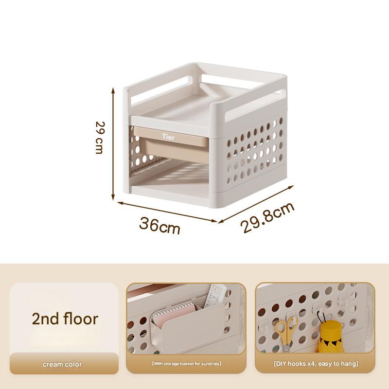 Second floor; Cream coffee (four hooks and 1 hanging basket sticker)