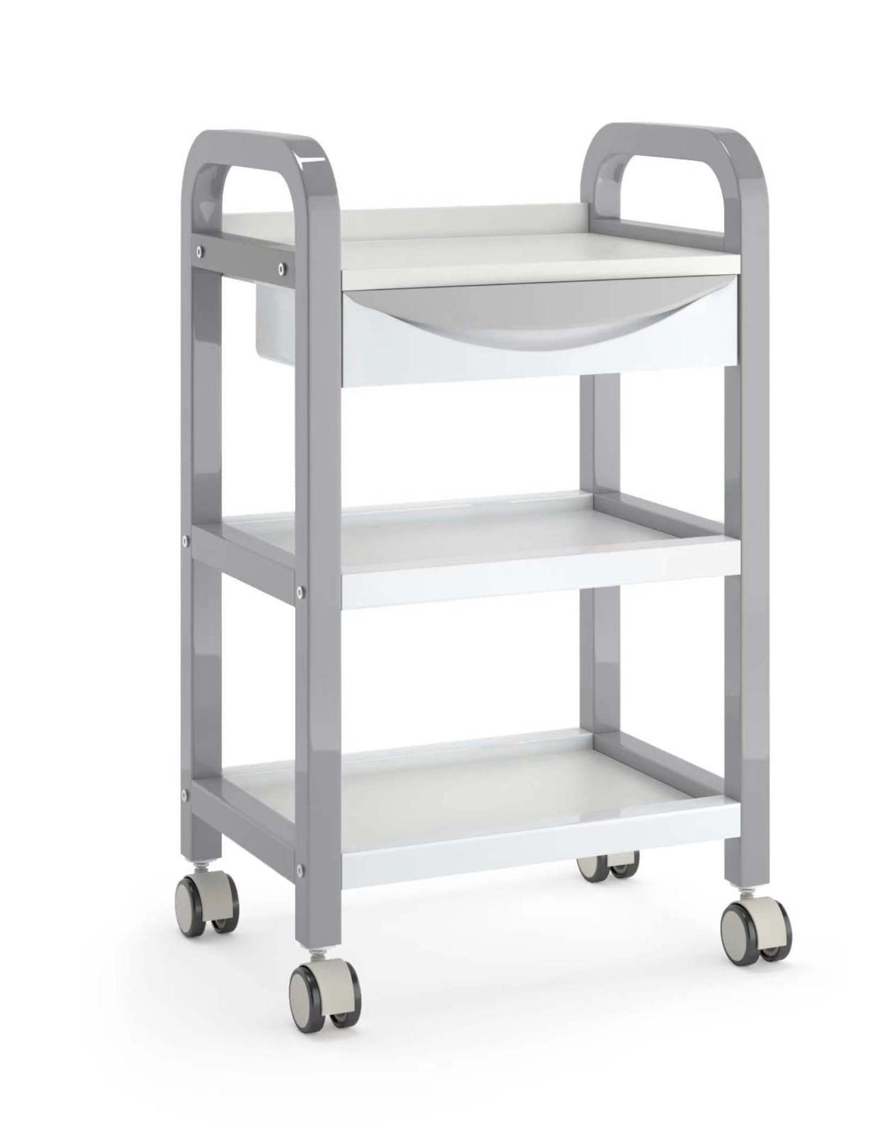 Grey trolley * Grey drawer