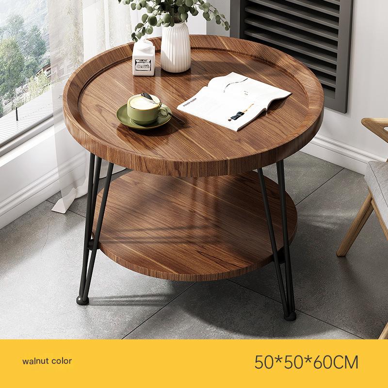 [Double layer] walnut color 50*50 * 60CM