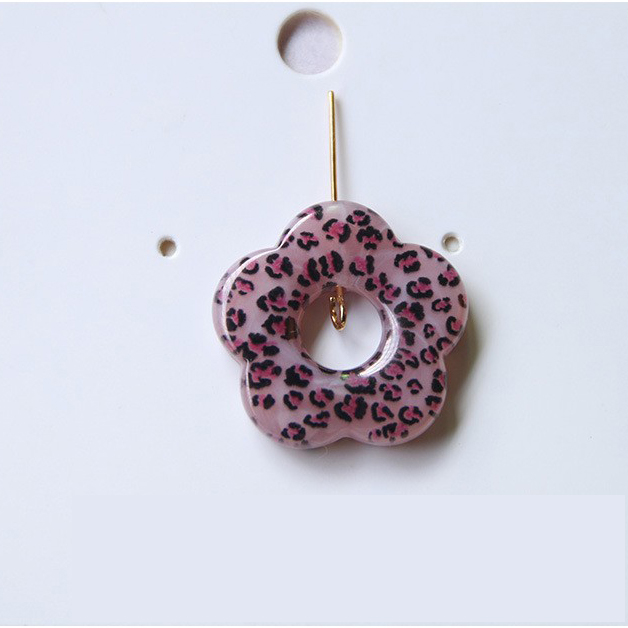 2:One pink leopard print