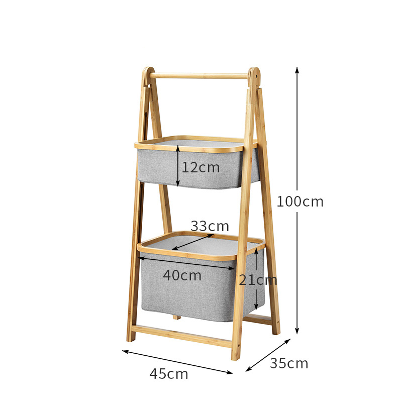 A- line two-layer storage rack (U  020)