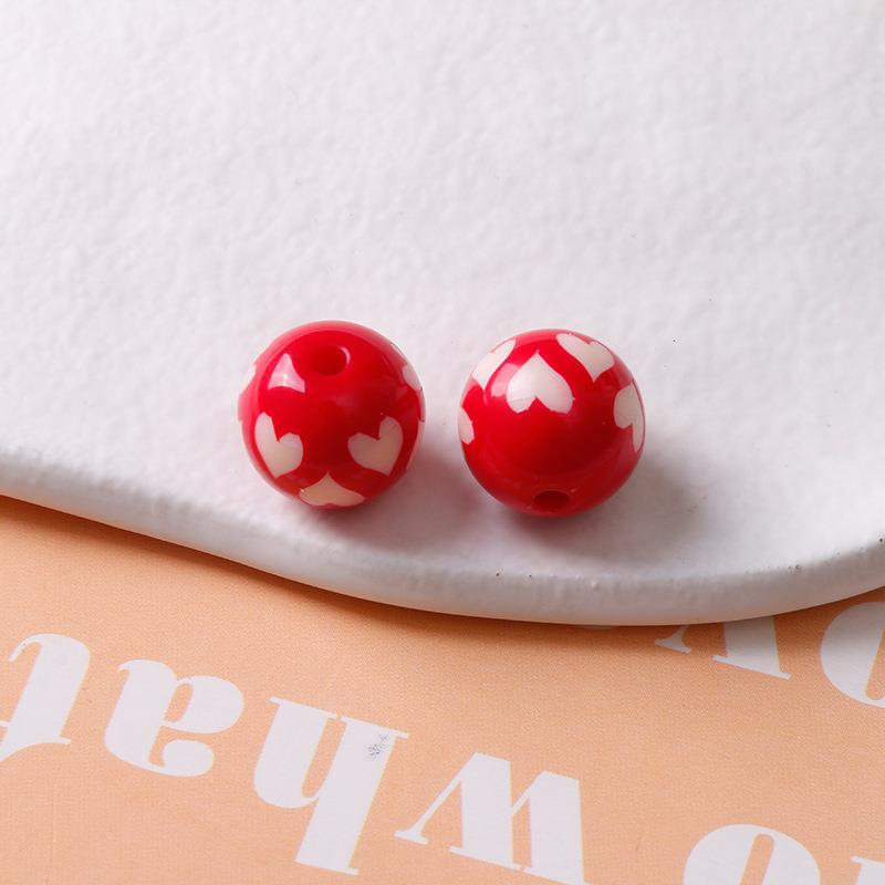 Red love beads