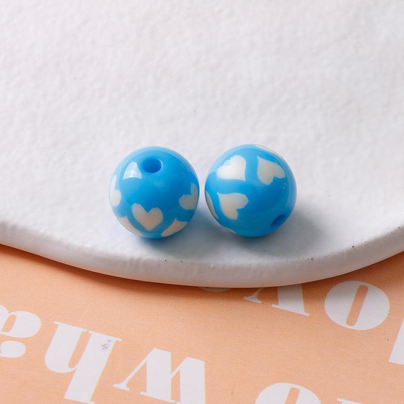 Blue Love beads