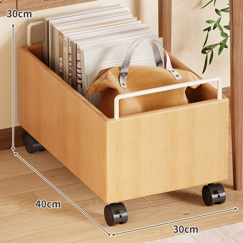Solid wood color school bag rack floor-standing model [imported solid wood]