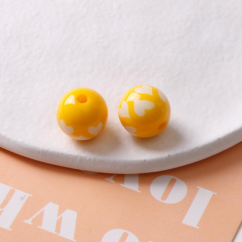 7:Yellow love beads