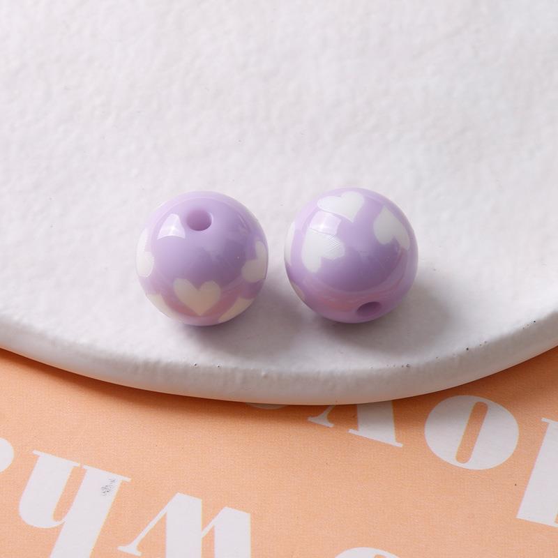 10:Purple Heart beads