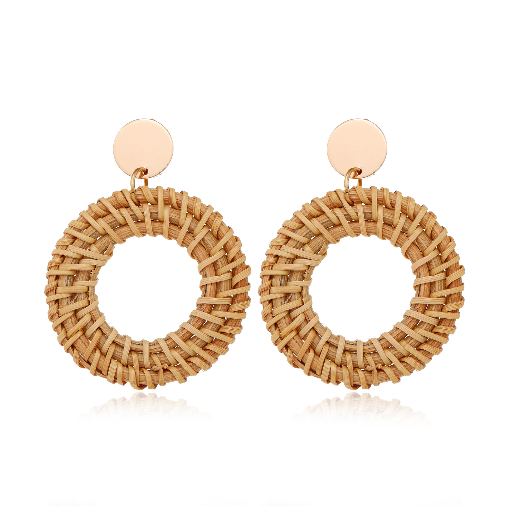 12:Rattan three (ear clip)