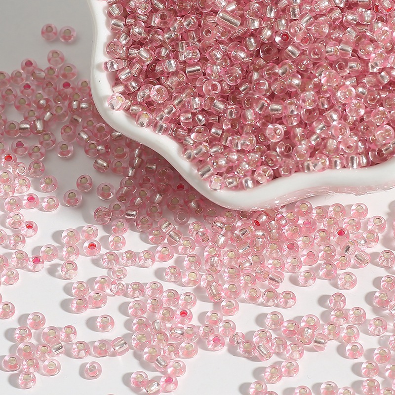 Pink 2mm aperture 0.6mm/about 1000 pieces