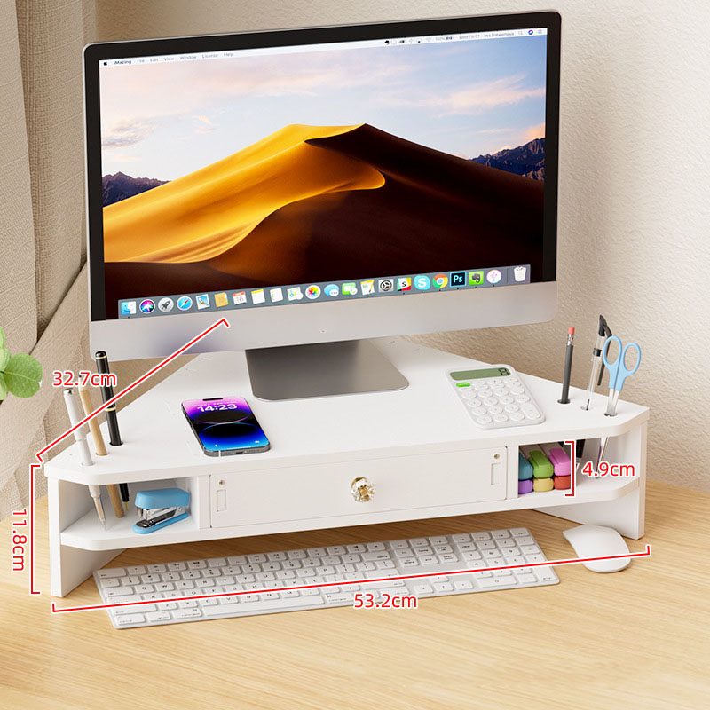 Corner single drawer [with pen hole]]