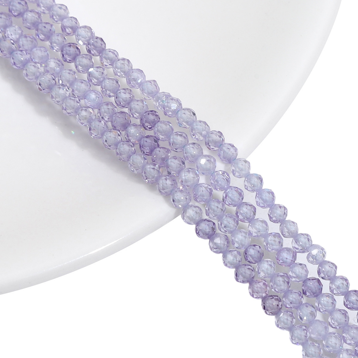 5:3mm light purple 1/bag length about 35cm about 120 pieces