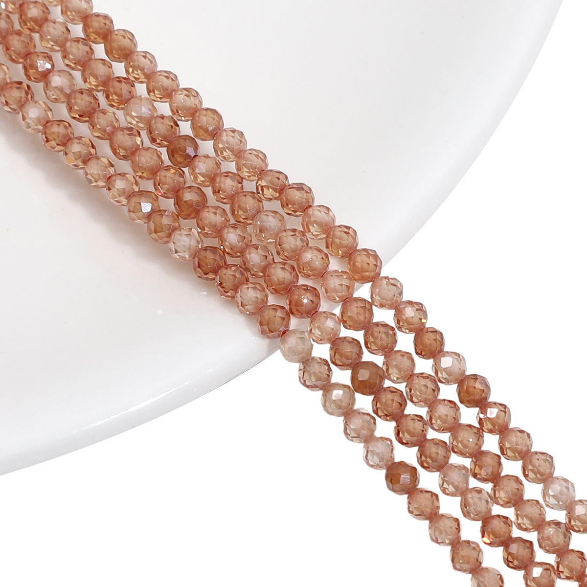 14:3mm light brown 1/bag length about 35cm about 120 pieces