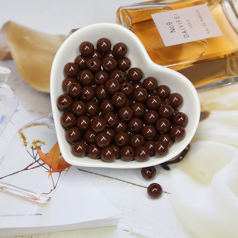 dark curry Diameter 6mm hole 1.5mm about 200pcs