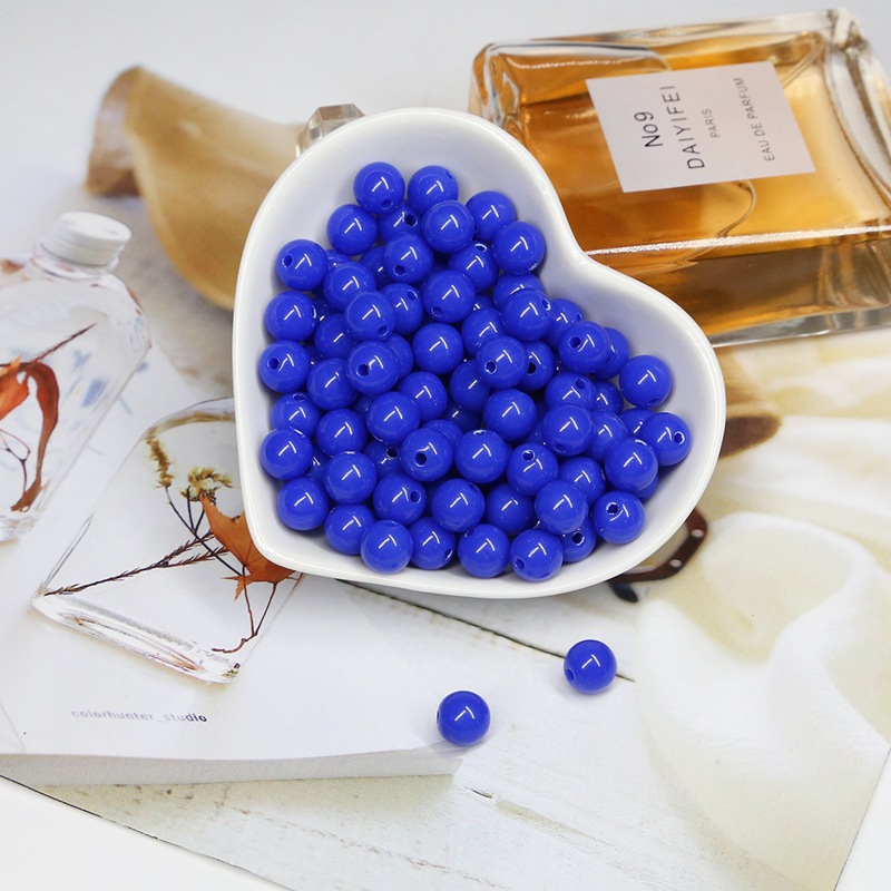 Sapphire Blue Diameter 6mm hole 1.5mm about 200pcs