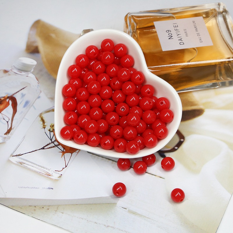 big red Diameter 6mm hole 1.5mm about 200pcs