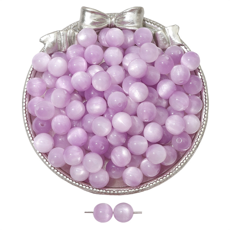 Light purple 8mm hole 1mm