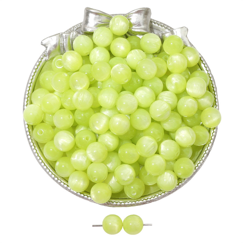fluorescent green 8mm hole 1mm