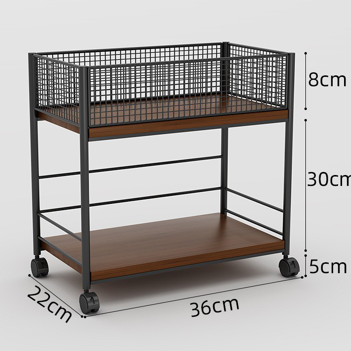 Walnut color [board style] with wheels