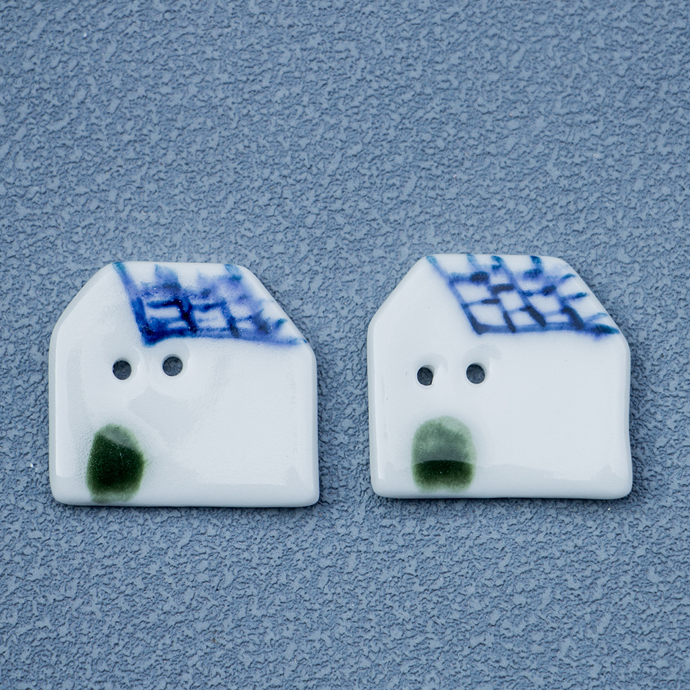 1:Blue and white house