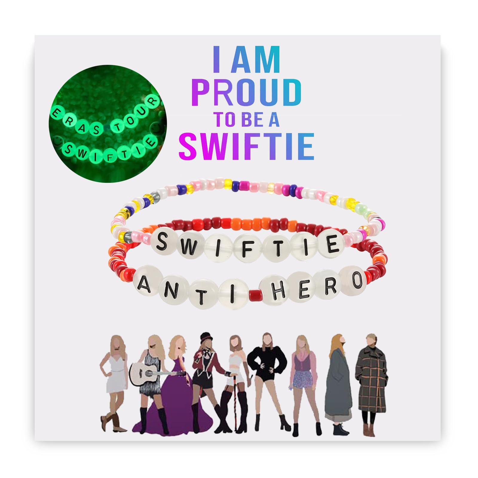 10:SWIFTIE ANTI HERO Bracelet Card