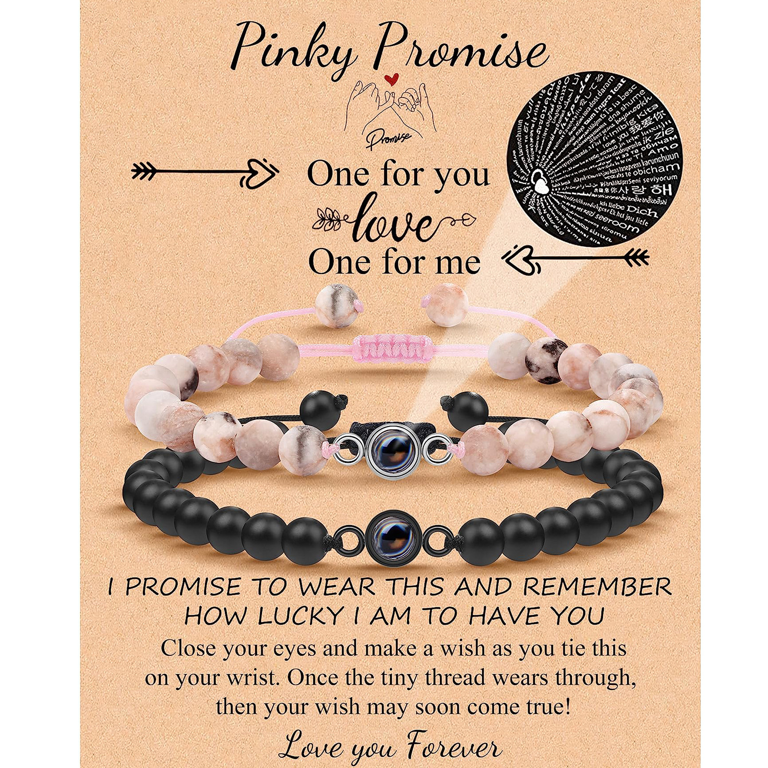 Powder Zebra Grinding Stone Card Promise gift