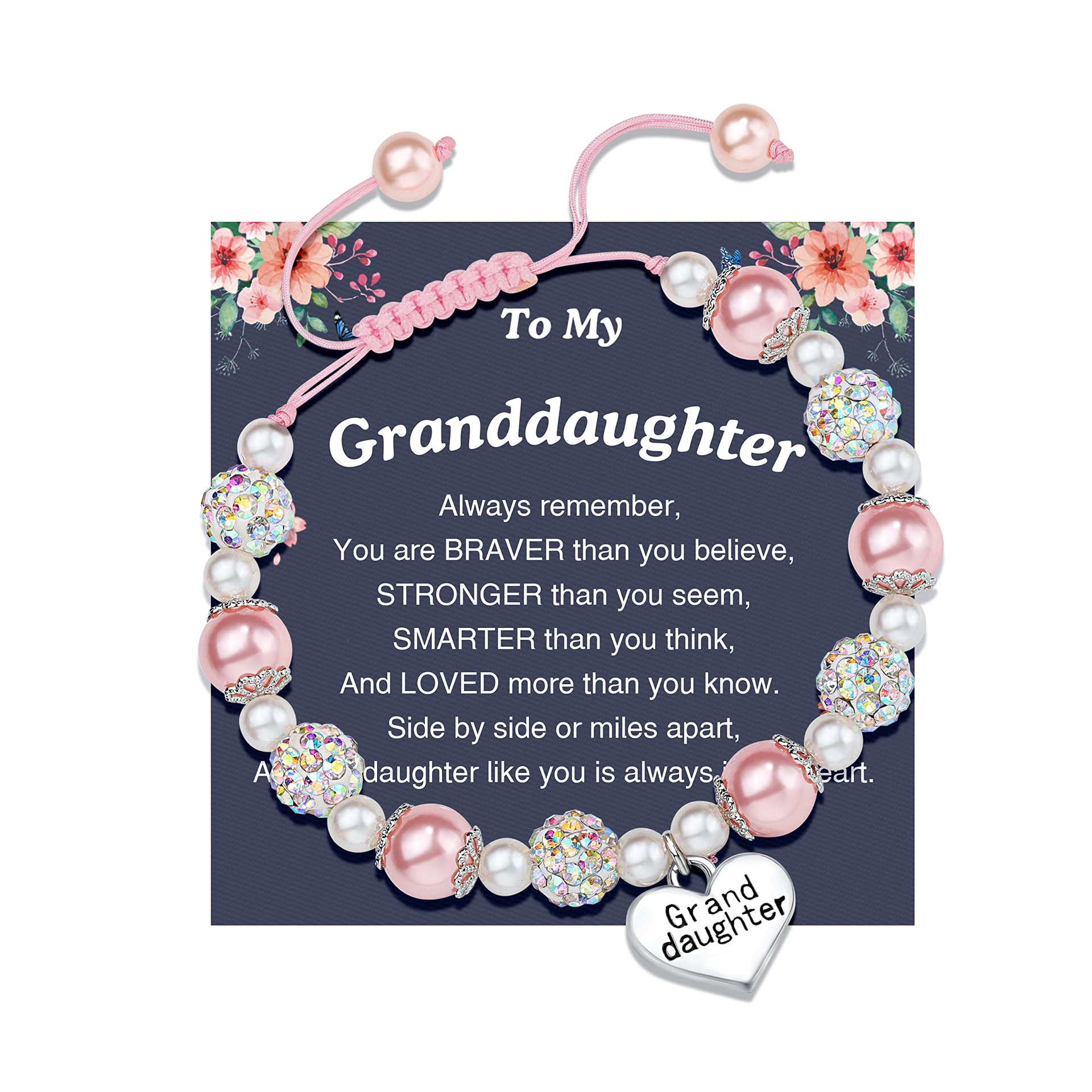 4:Red Shambhala Bracelet Granddughter Card