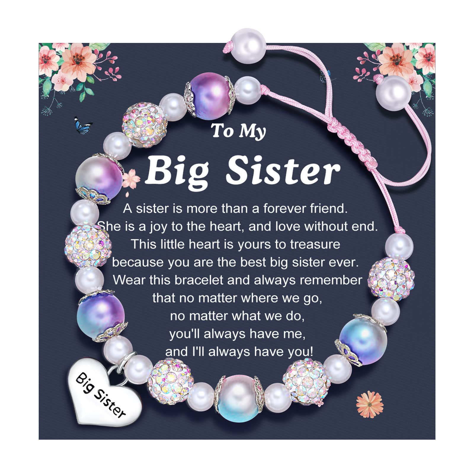 6:Purple Shambhala Bracelet Big Sister Card