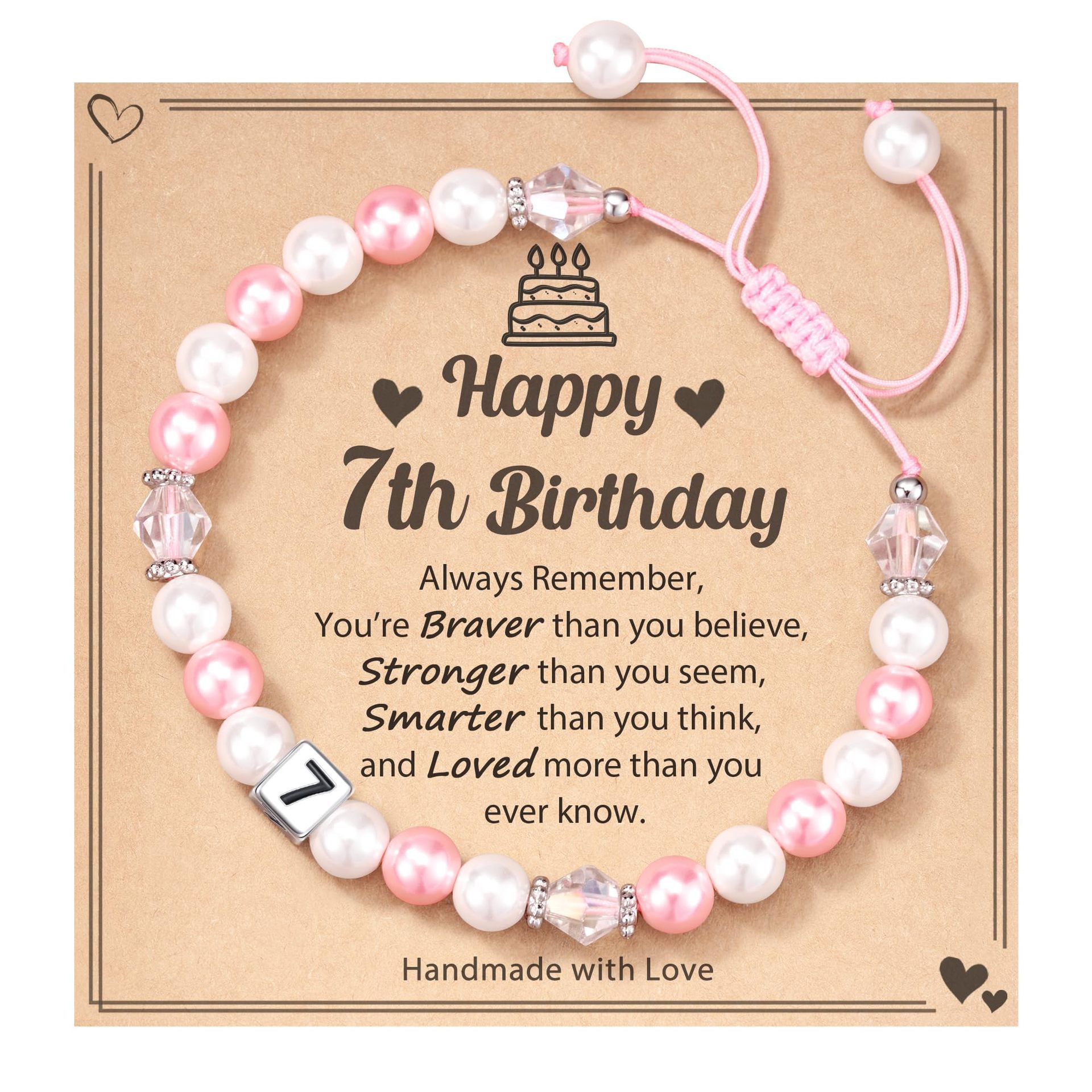 6:Pearl Bracelet Happy7 Card