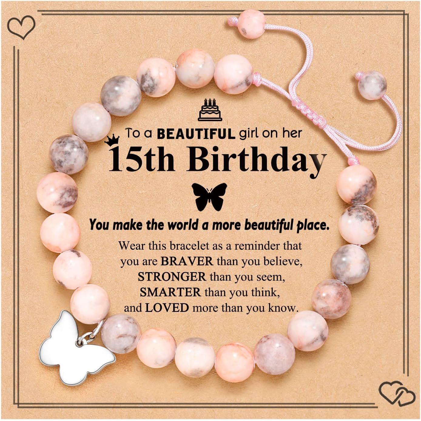 25:Pink Zebra Butterfly Card 10