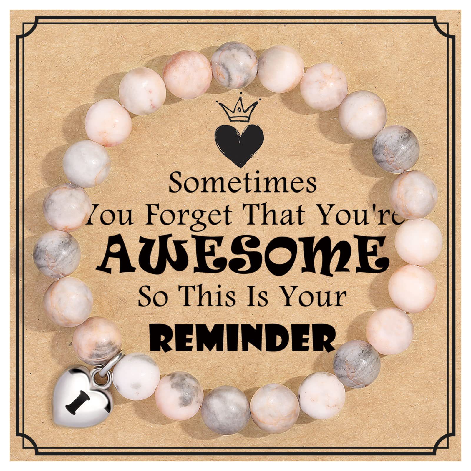 9:I Letter Sometimes Card Bracelet