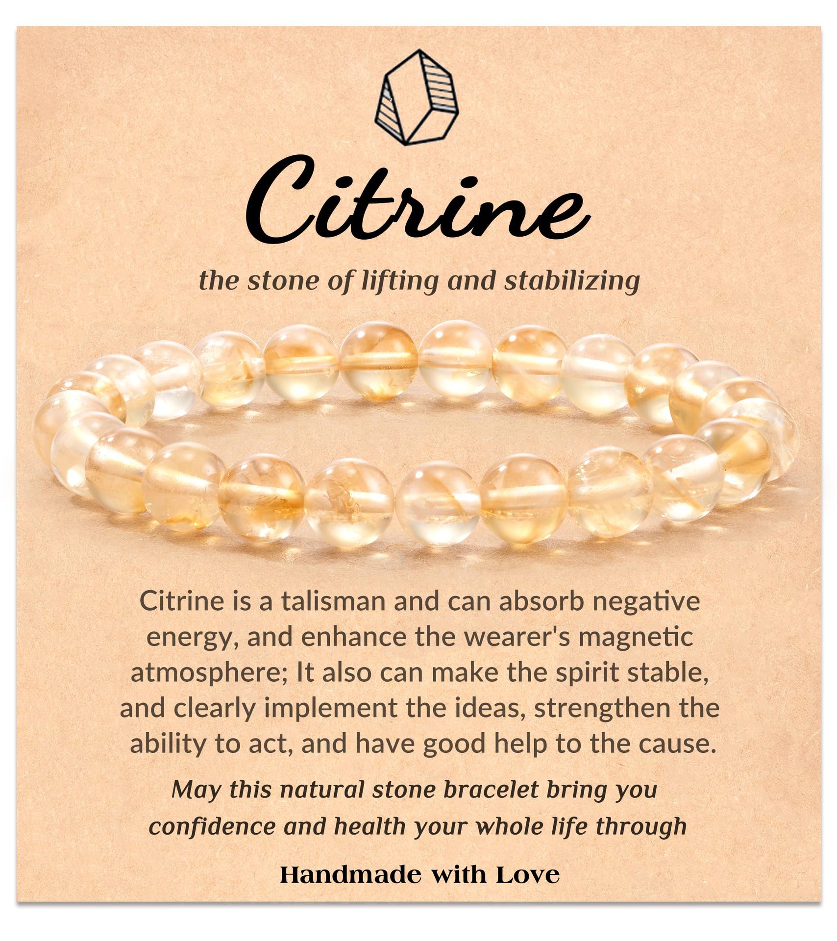 Citrine Bracelet Card