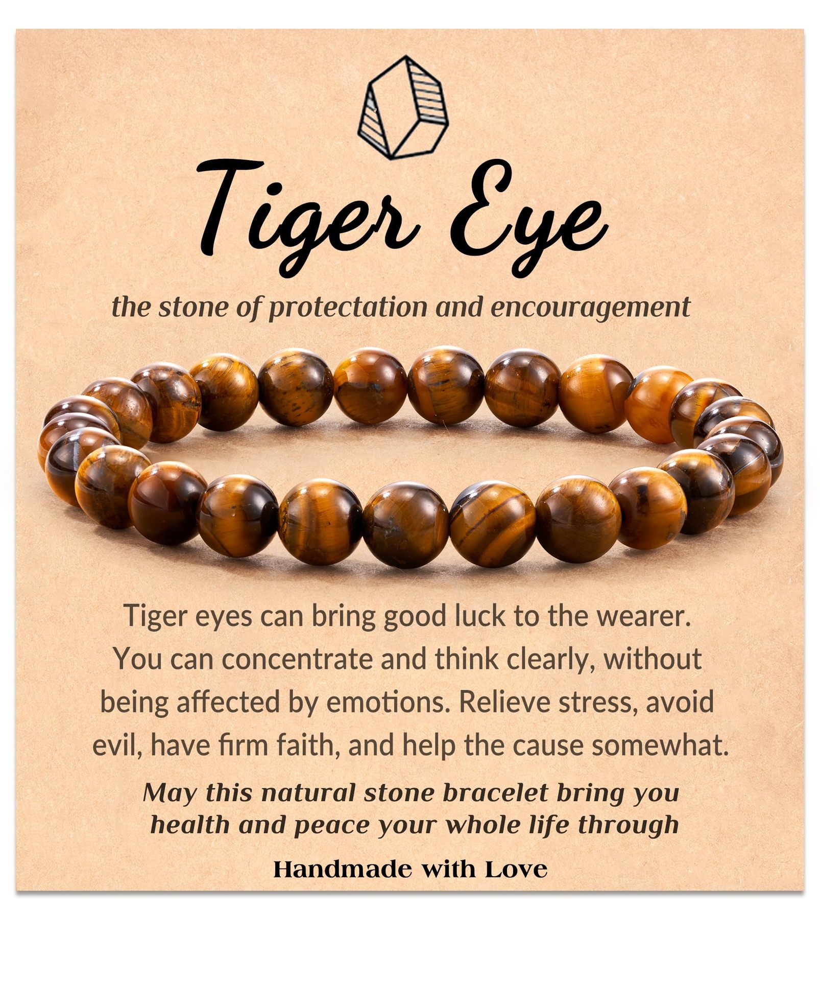 2:Tiger Eye Bracelet Card