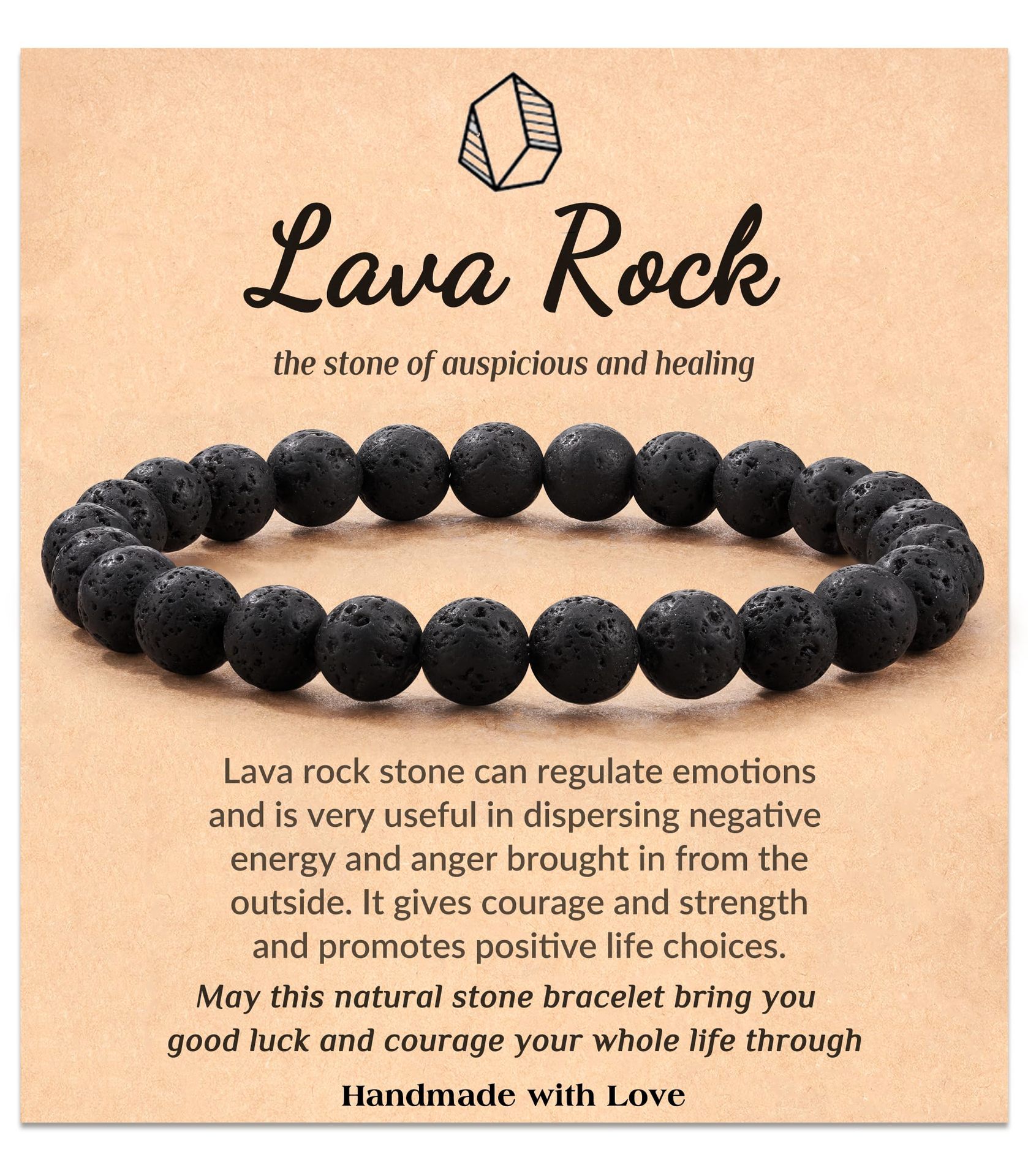 3:Volcano Stone Bracelet Card