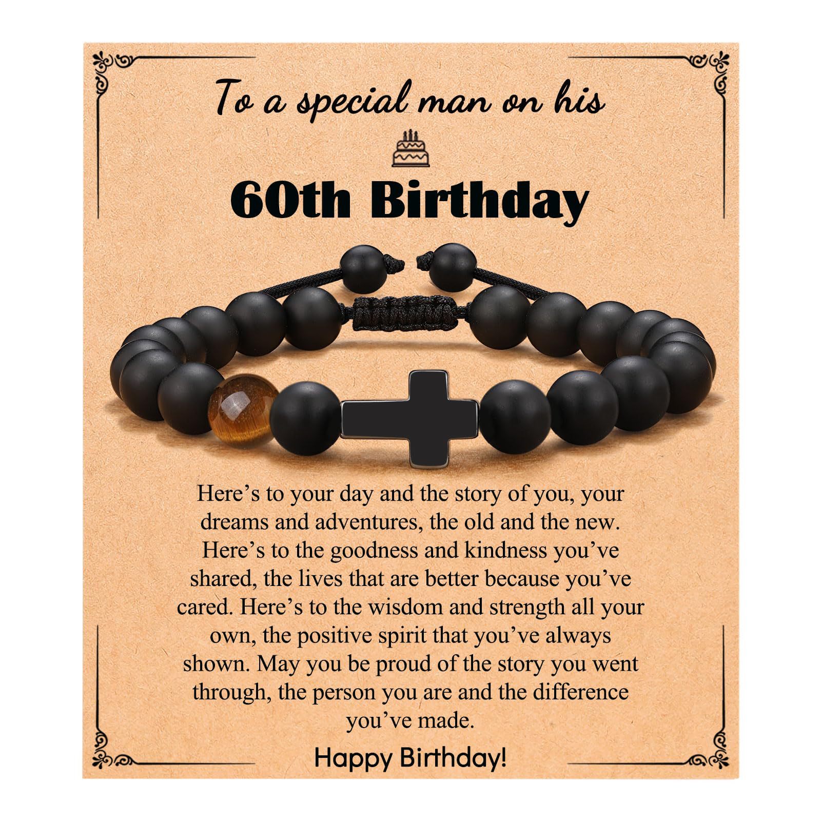 2:Cross Bracelet Card Birthday 60