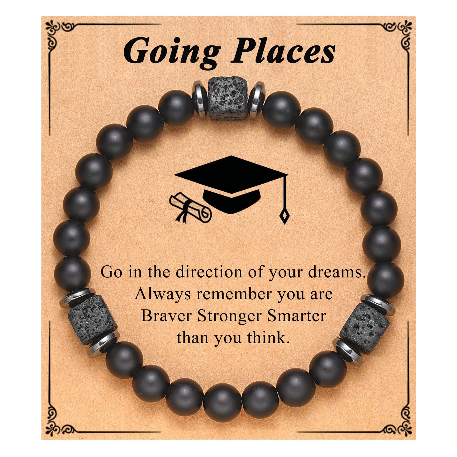 16:Volcanic Stone Bracelet Going places Card