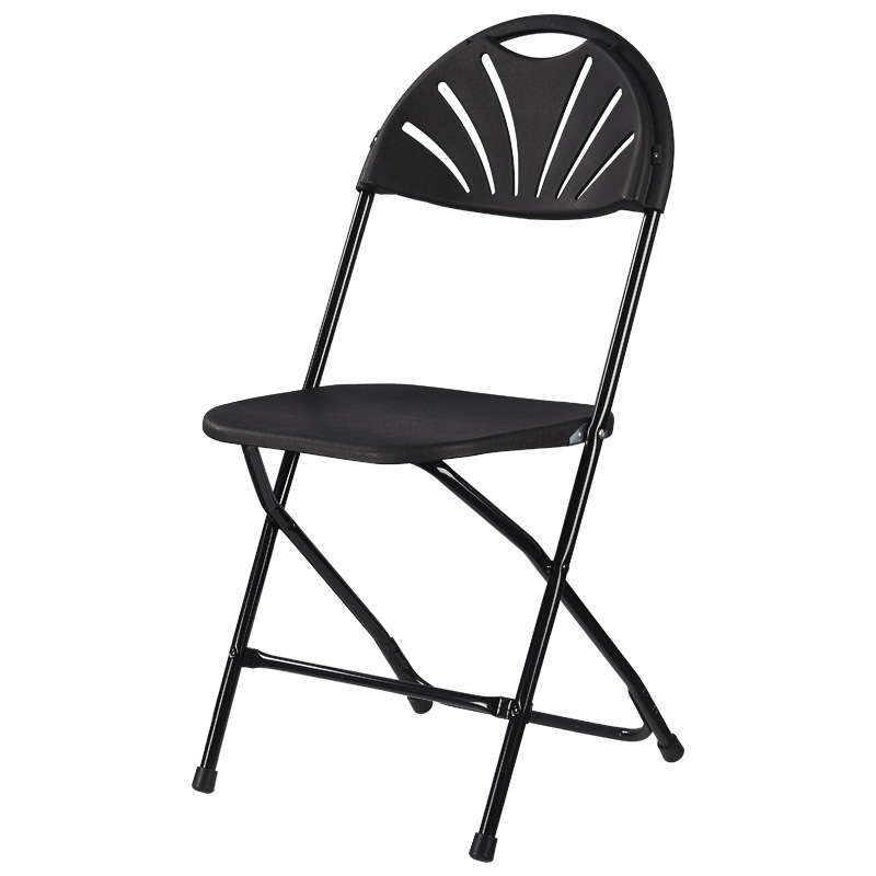 Black round backrest
