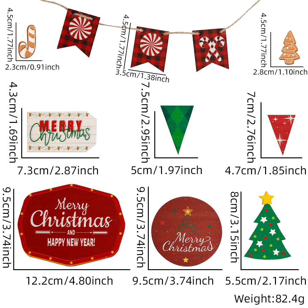 Christmas crutch triangle