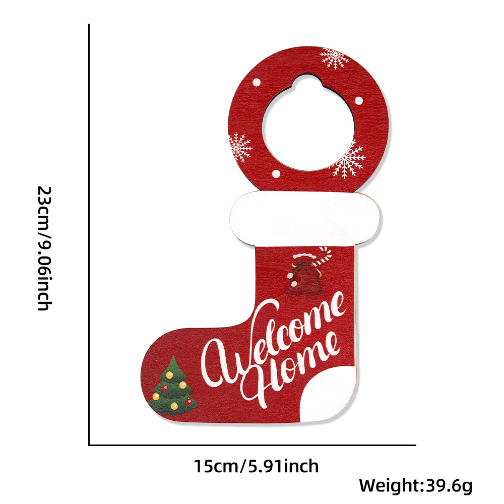 Christmas stockings door hanging