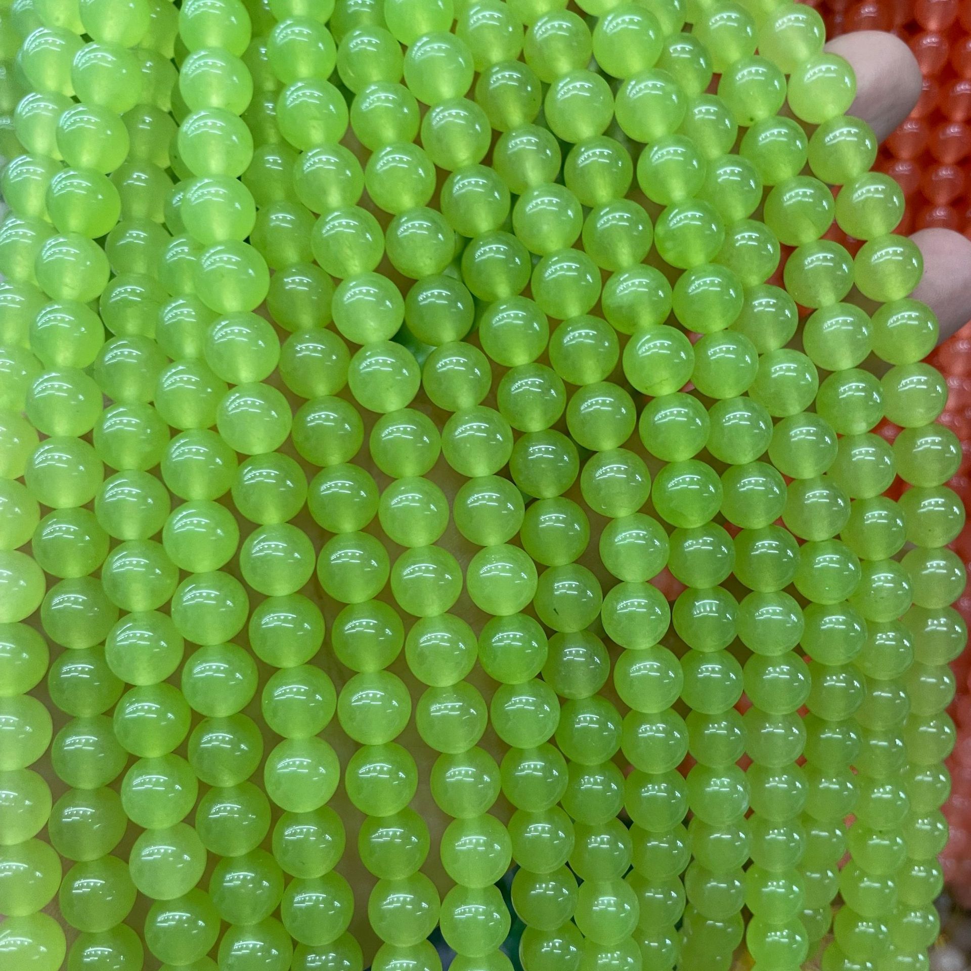 2 10mm ball beads (about 37 pieces) strips