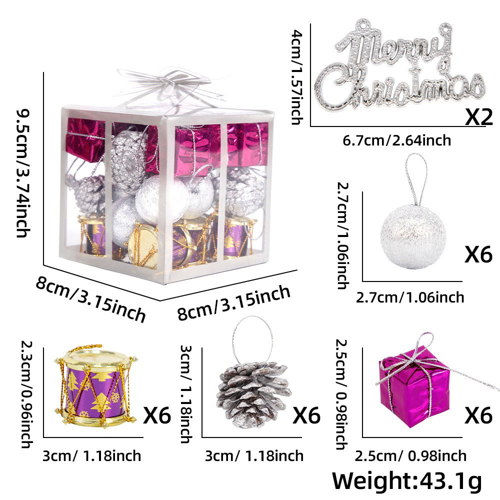 Purple pendant gift box