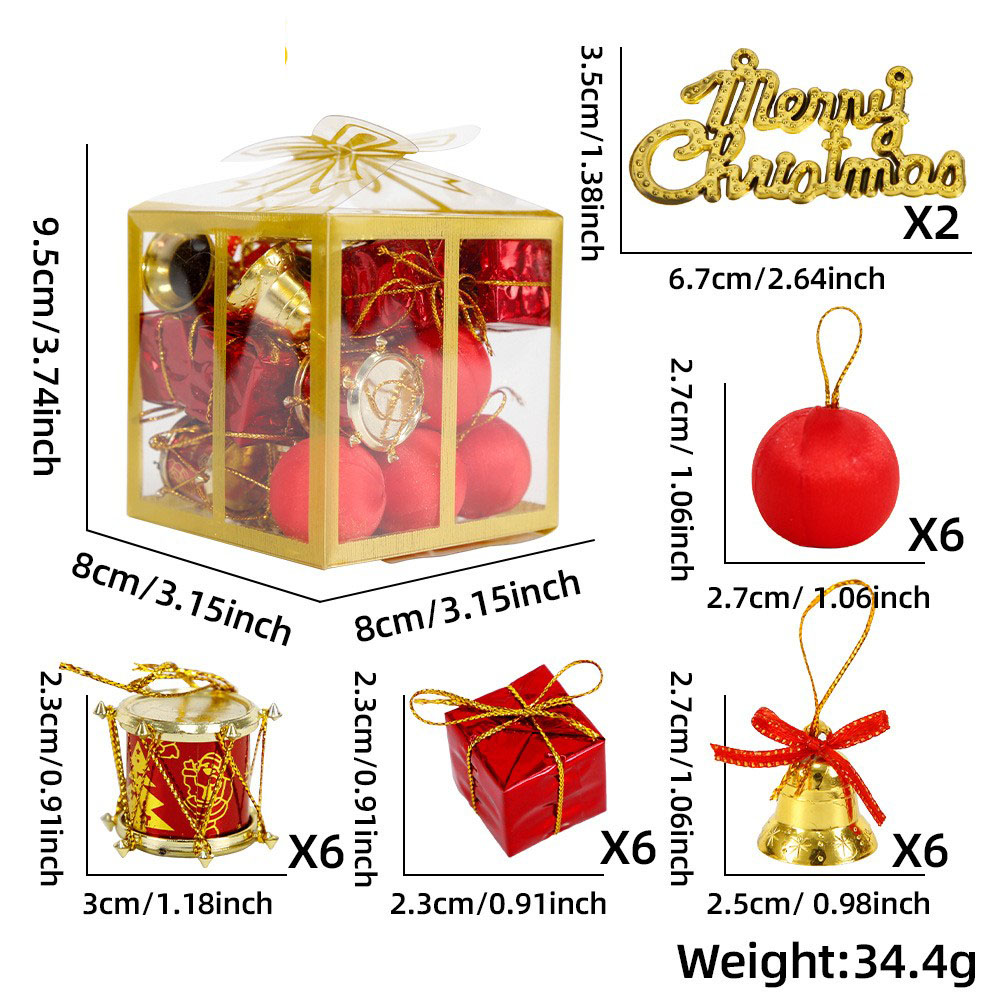 Red pendant gift box