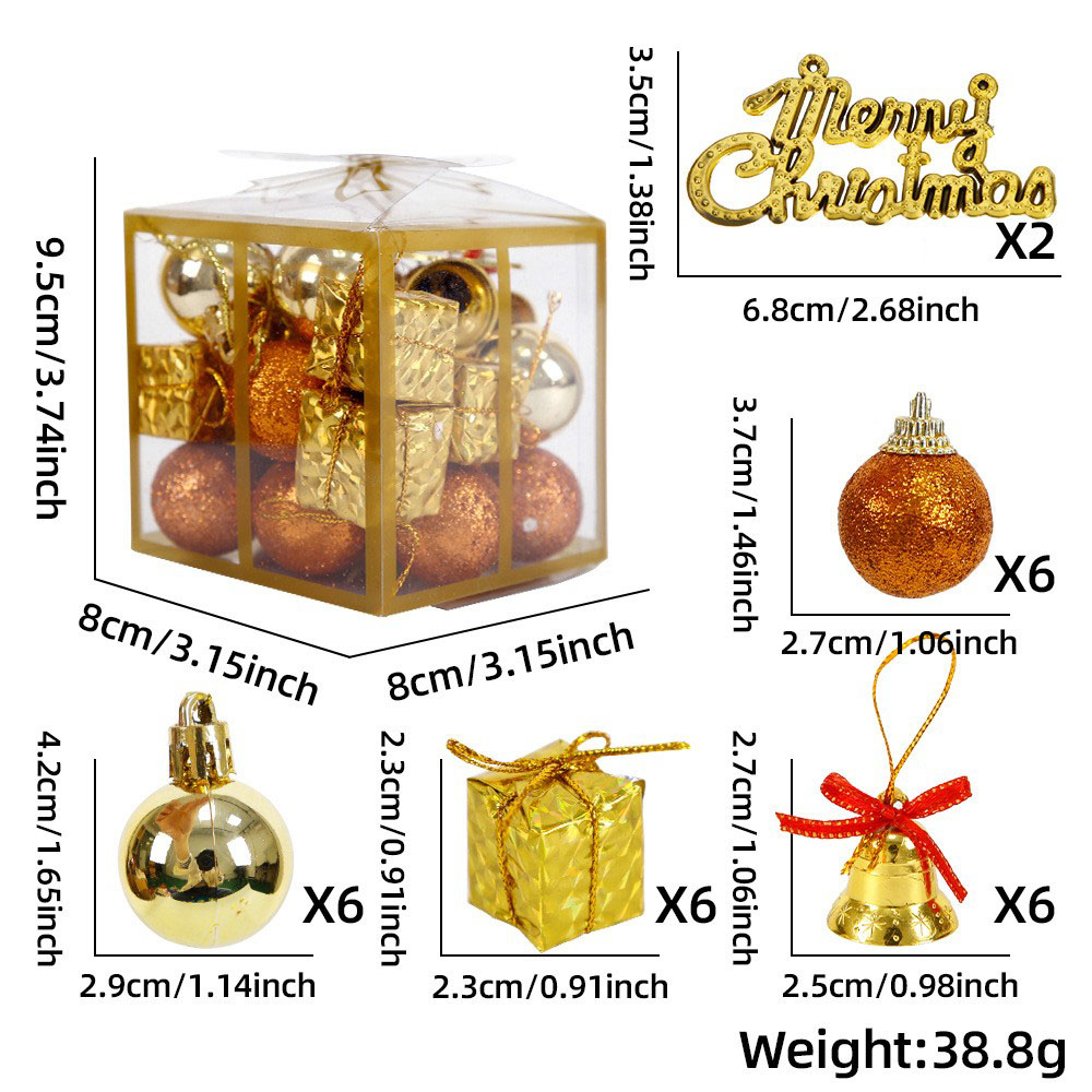 Gold pendant gift box