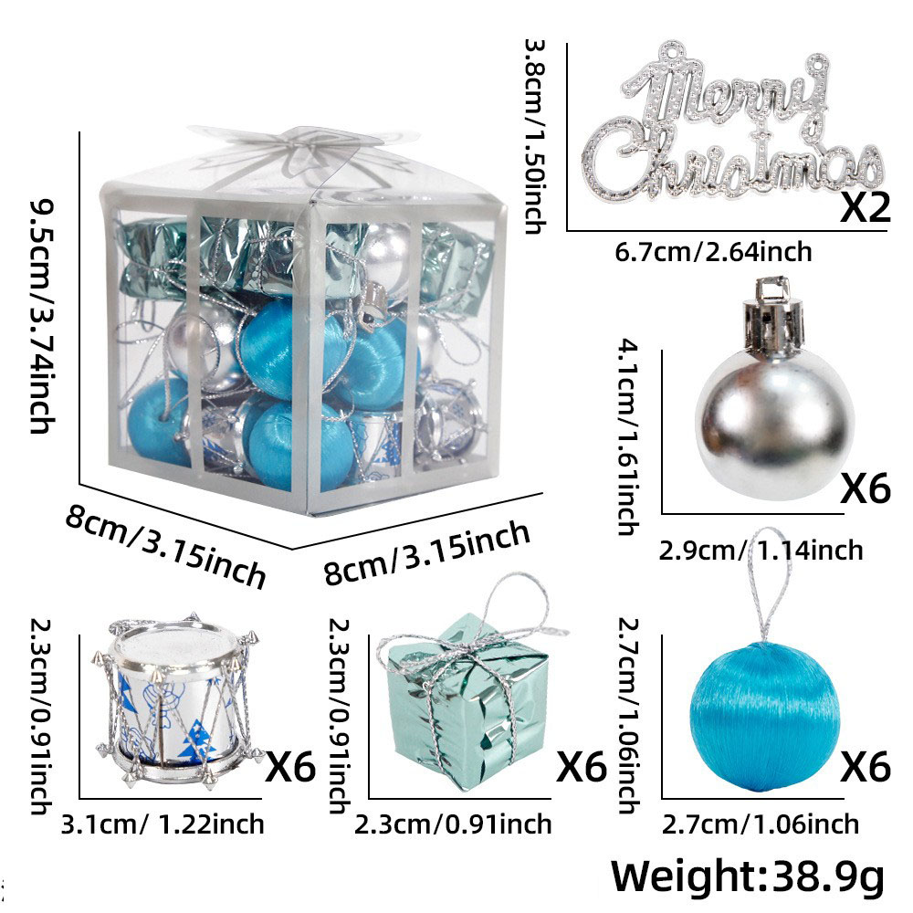 Blue pendant gift box