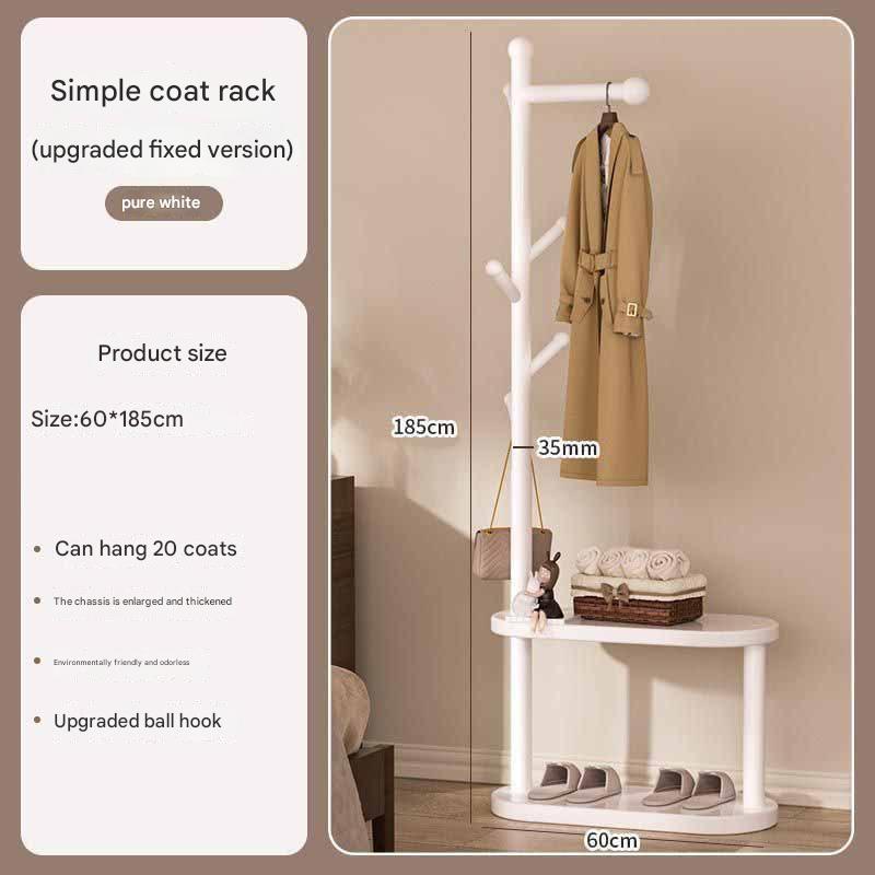 SP Ellipsoidal fixed coat rack white