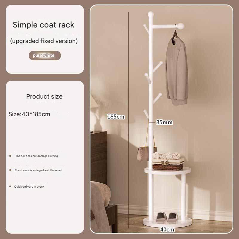 SP Circular fixed coat rack white