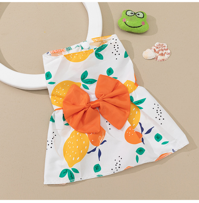 Orange Bow Pear Skirt