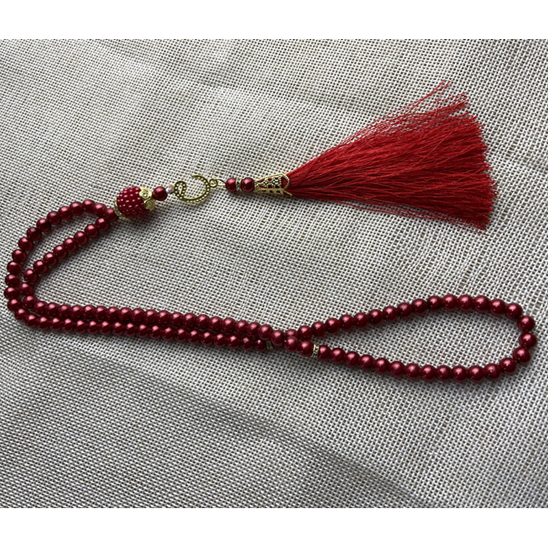 5:dark red pearls 99 grains and 6 li