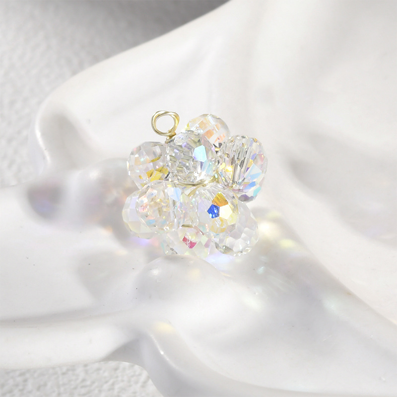 Iridescent white about 17-18mm