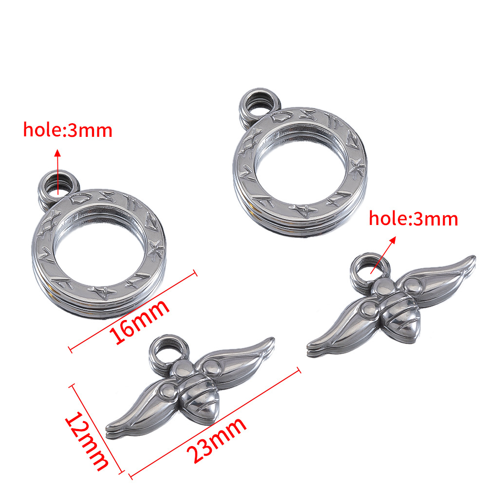 9:Diameter 16 rods 12×23mm-steel color-3 sets