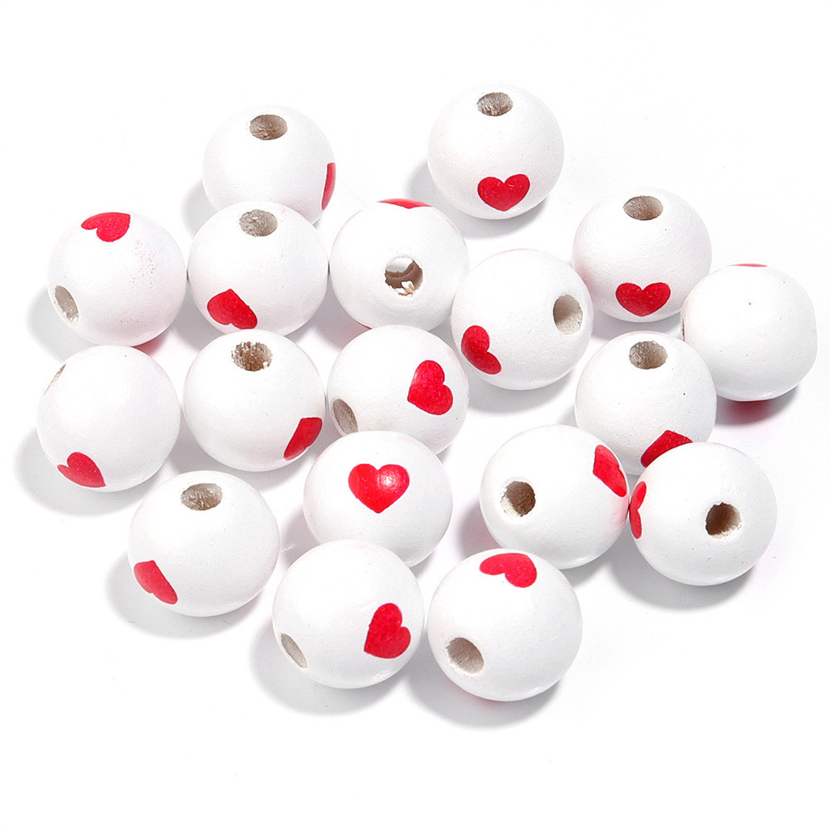 Red Love on white background